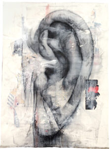 Ухо Василия Аксёнова / Люди. Приближение. Большой портрет. © Катя-Анна Тагути