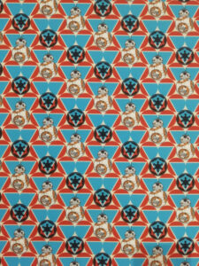 Степанова, робот и герб ситхов. Ускользающий паттерн, 2022. Катя-Анна Тагути