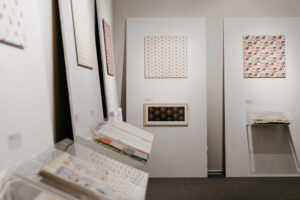 Фрагмент экспозиции «Ускользающий паттерн», 2022. Катя-Анна Тагути